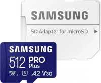 Карта памяти microSDXC UHS-I U3 Samsung Pro PLUS 512 ГБ