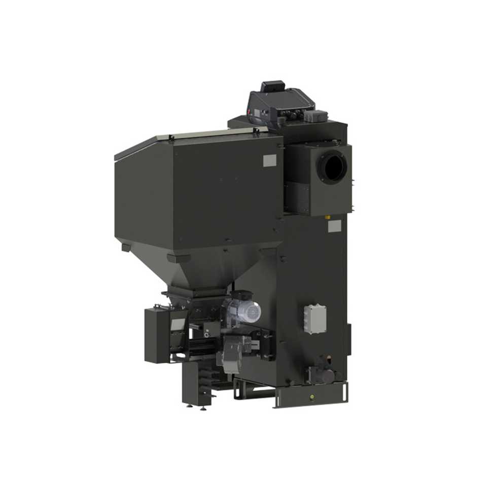 Котел пеллетный ZOTA Pellet Black 105 кВт 2R-700 комплект (корпус + мех. подачи + горелка + бункер)