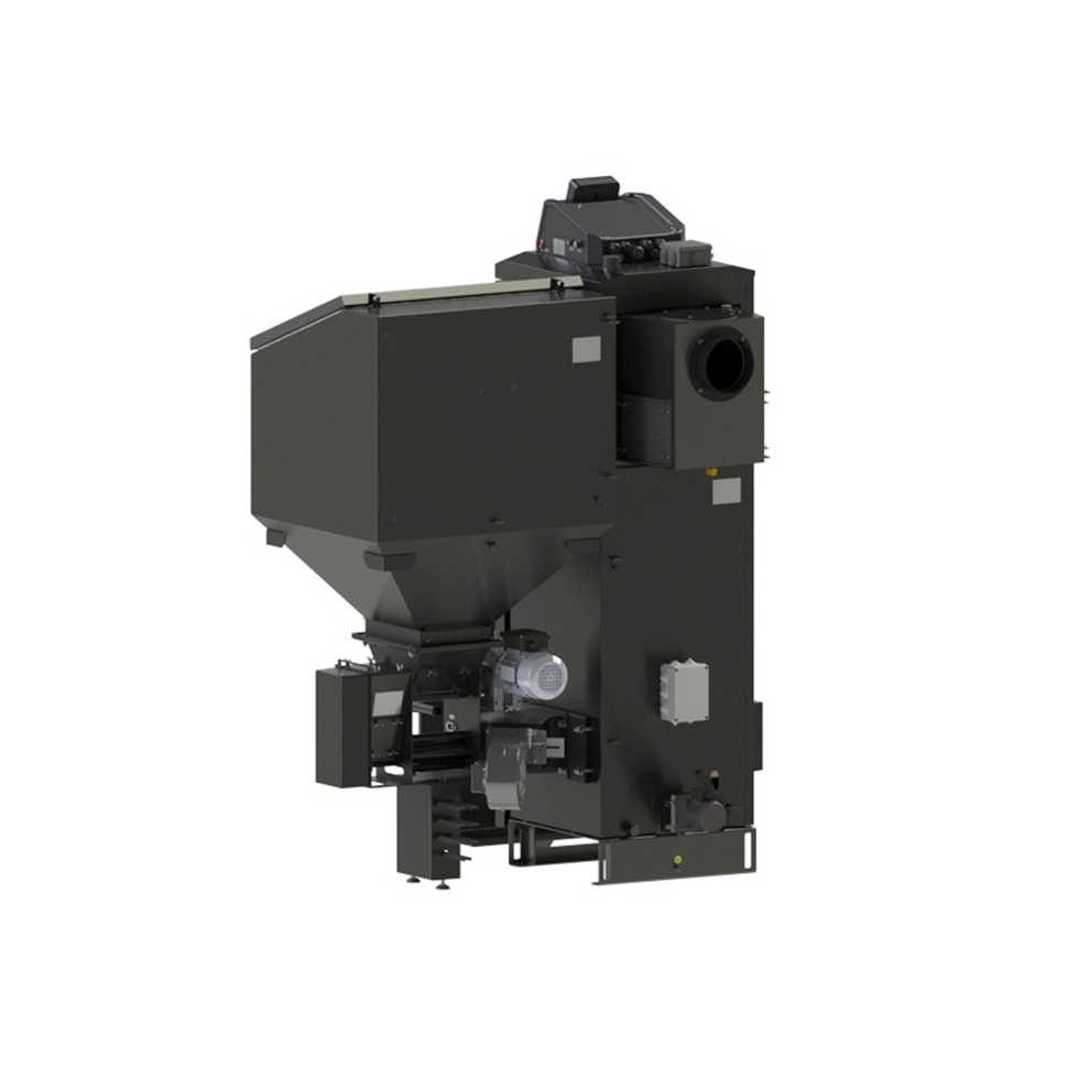 Котел пеллетный ZOTA Pellet Black 105 кВт 2R-700 комплект (корпус + мех. подачи + горелка + бункер)