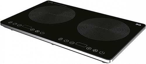 Настольная плита BQ HP105W, Black-Silver