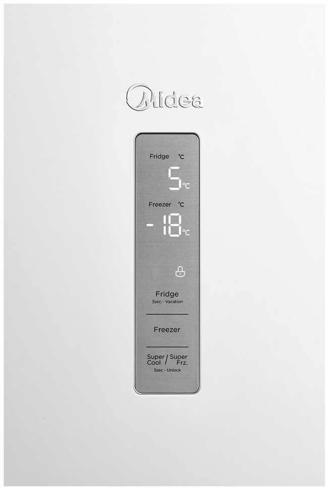 Двухкамерный холодильник Midea MDRB470MGF01O