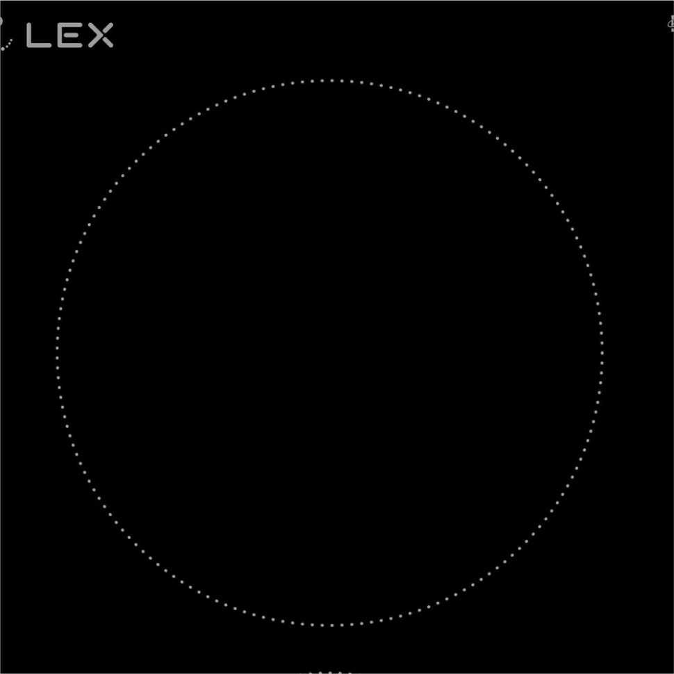 Электрическая варочная панель LEX EVH 320 Black