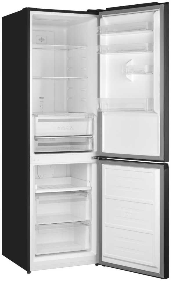 Двухкамерный холодильник Weissgauff WRK 2000 Total NoFrost Inverter Black Inox