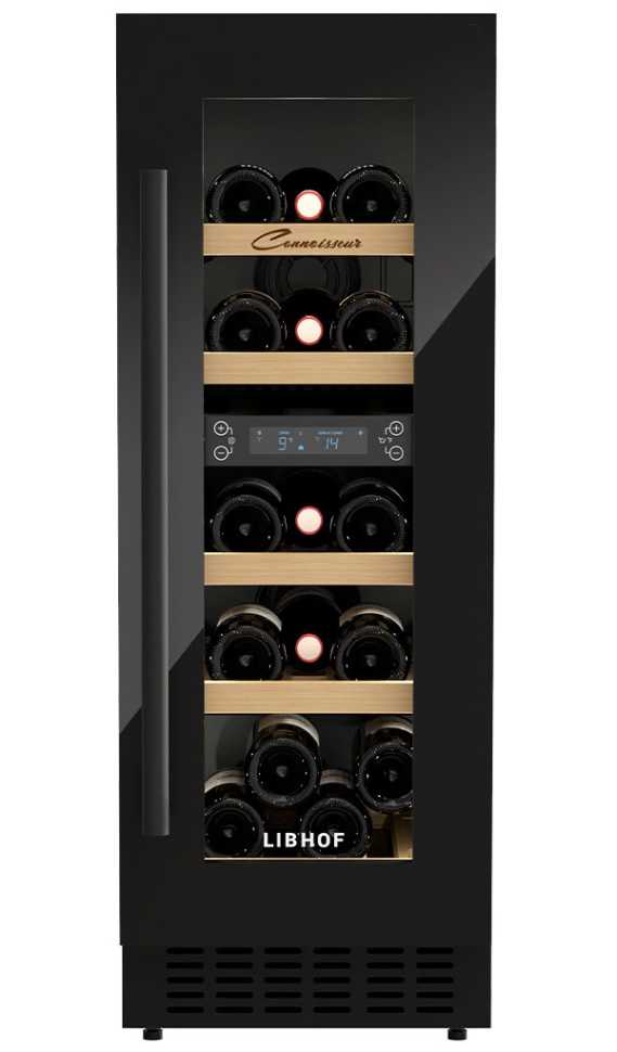 Встраиваемый винный шкаф Libhof CXD-16 Black