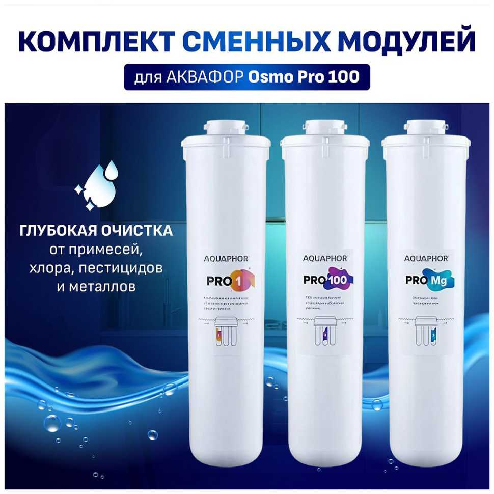 Сменный модуль для систем фильтрации воды Аквафор Pro1- Pro100 - ProMg