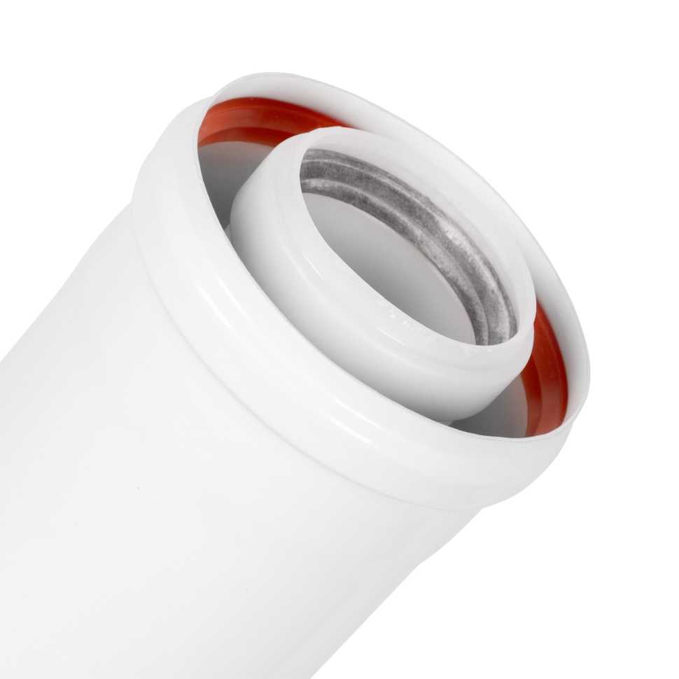 Элемент удлинительный для конденсационных котлов Royal Thermo диам. 60/100L, 1000 мм