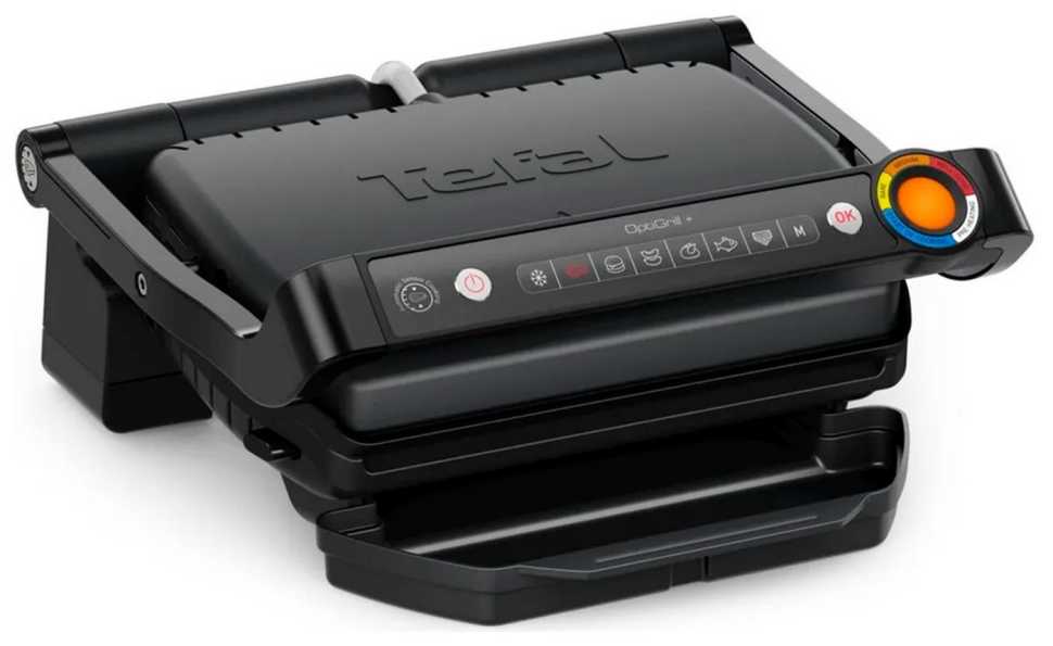 Гриль и шашлычница Tefal OptiGrill+ Intelligent Contact Grill (GC717810), черный