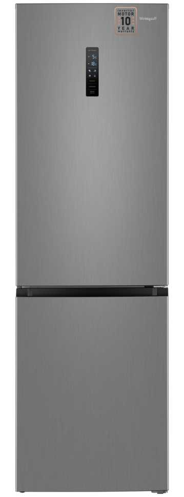 Двухкамерный холодильник Weissgauff WRK 2000 Total NoFrost Inverter Inox