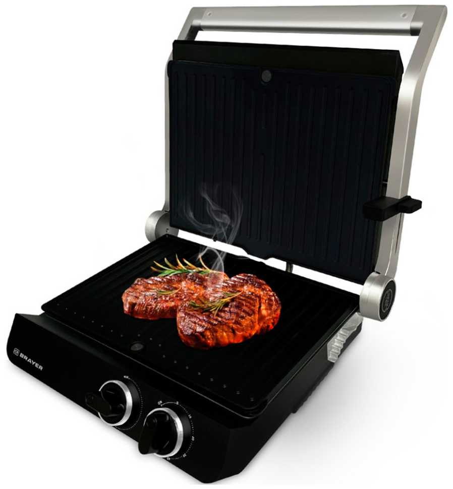 Гриль и шашлычница Brayer BR2009 серебристый
