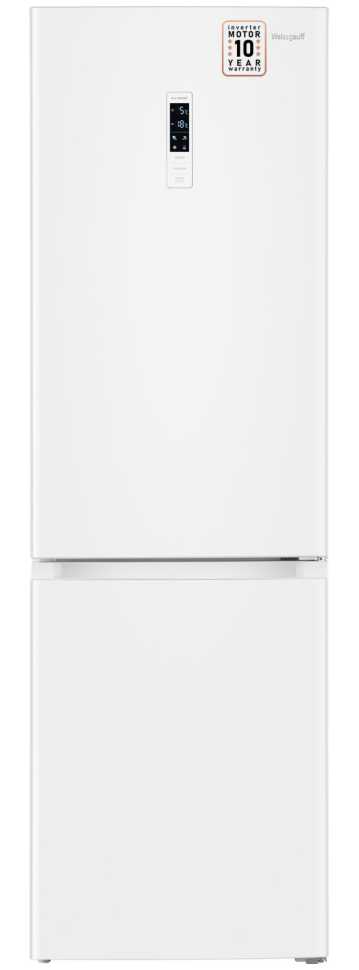 Двухкамерный холодильник Weissgauff WRK 2000 Total NoFrost Inverter White