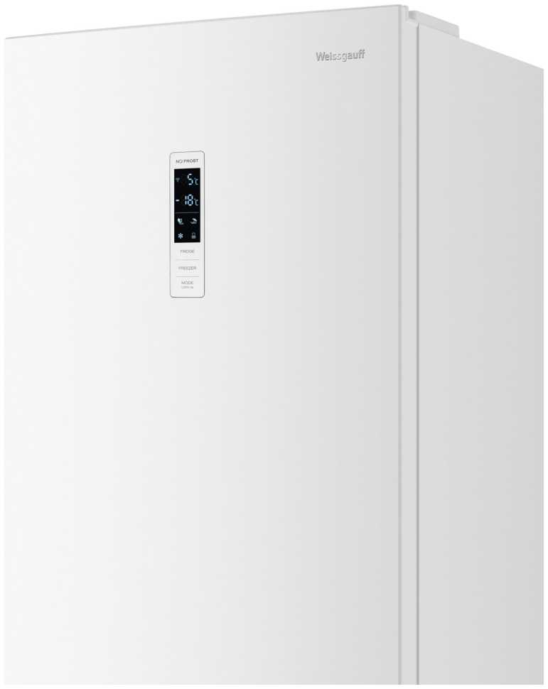 Двухкамерный холодильник Weissgauff WRK 2000 Total NoFrost Inverter White