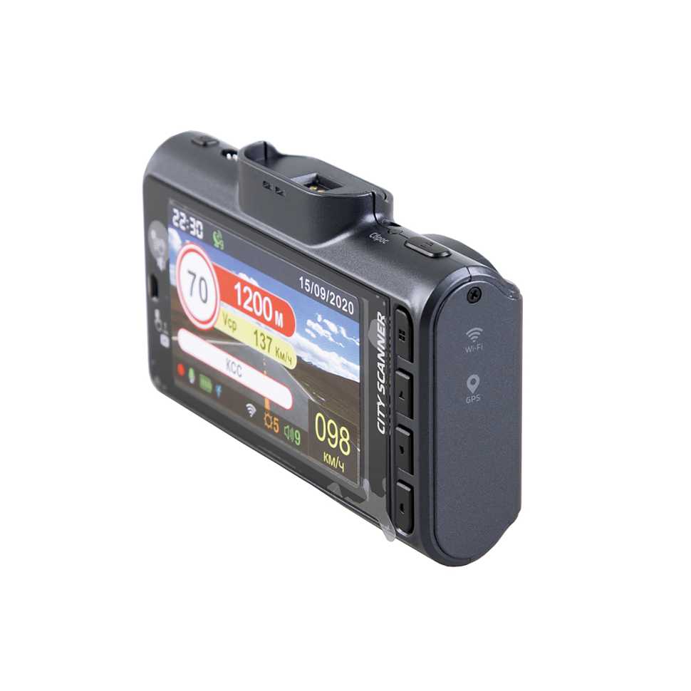 SilverStone F1 CityScanner 4K - видеорегистратор с WIFI, GPS