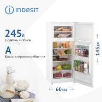 Двухкамерный холодильник Indesit TIA 14