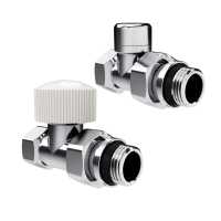 Набор термостатический прямой Royal Thermo Design 1/2&quot;М30х1,5 (Хром)
