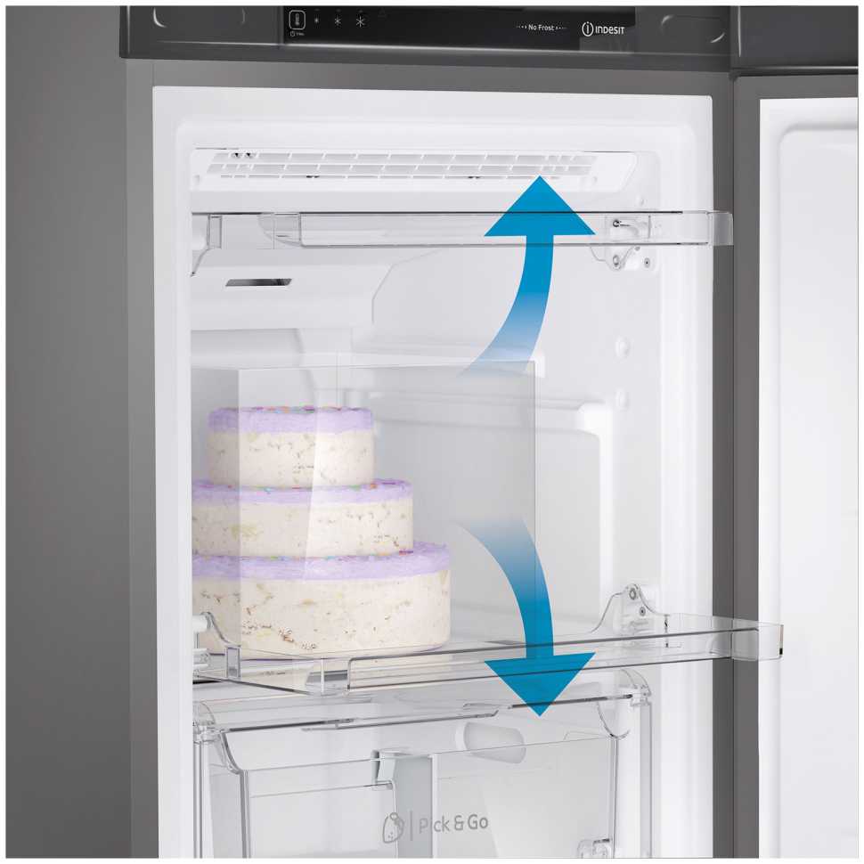 Морозильник Indesit DFZ 4150.1 G серебристый