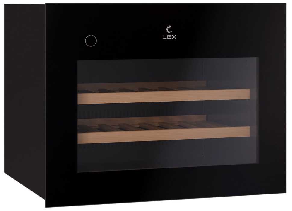 Встраиваемый винный шкаф LEX LWD6028BL PP