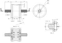 Комплект виброопор для кондиционера RF-V40P