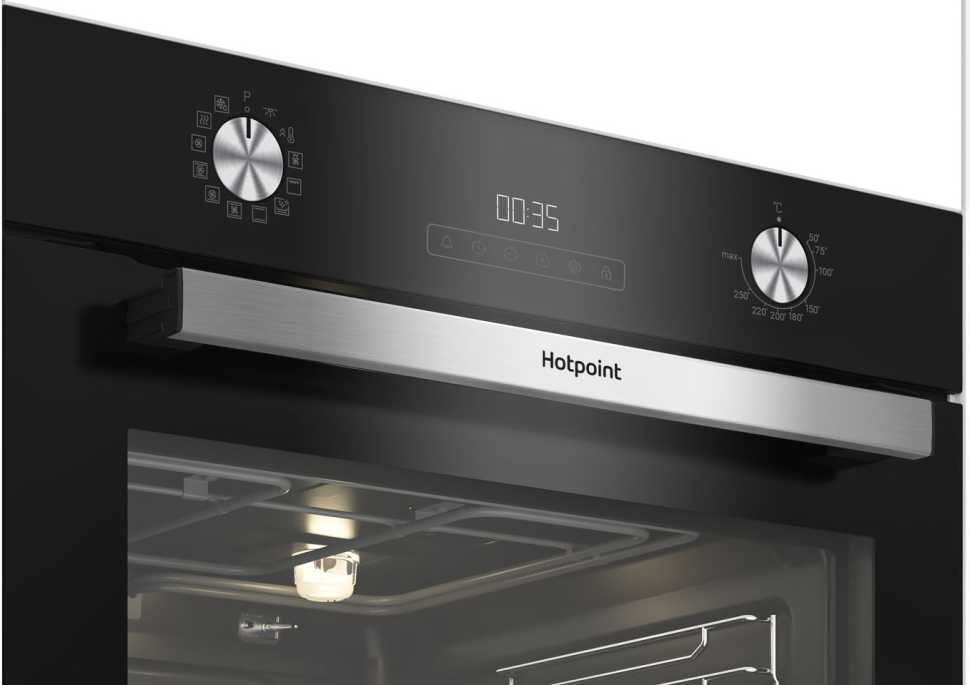 Электрический духовой шкаф Hotpoint HFE8 1231 JSH BLG черный