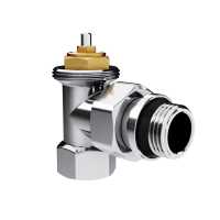 Набор термостатический угловой Royal Thermo Design 1/2&quot;М30х1,5 (Хром)