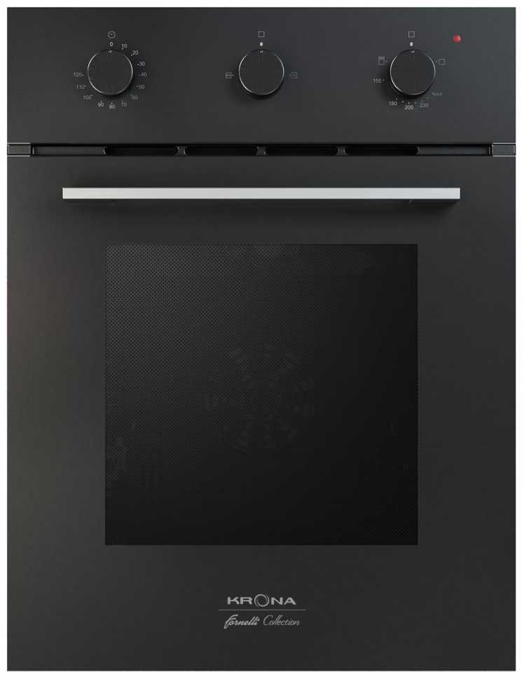 Газовый духовой шкаф Krona STRETTO 45 BL