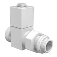 Набор дизайн-вентилей Royal Thermo CUBE, прямой (белый) 1/2&quot;