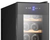 Винный шкаф Zugel ZTWF181DB черный