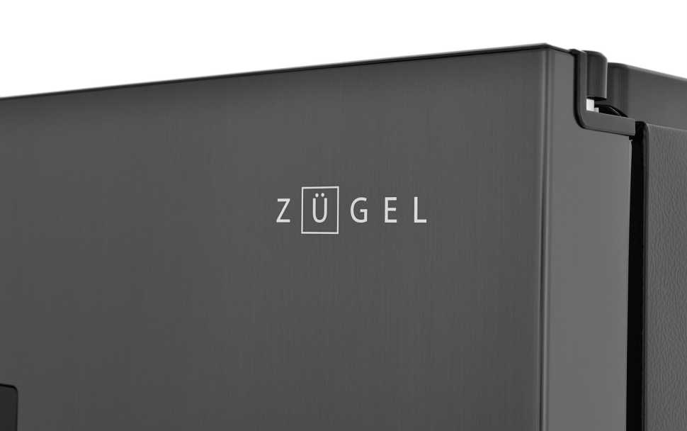 Холодильник Side-by-Side Zugel ZRSS630B, черный