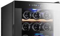 Винный шкаф Zugel ZTWF182DX нержавеющая сталь
