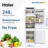 Встраиваемый двухкамерный холодильник Haier HBW5518ERU