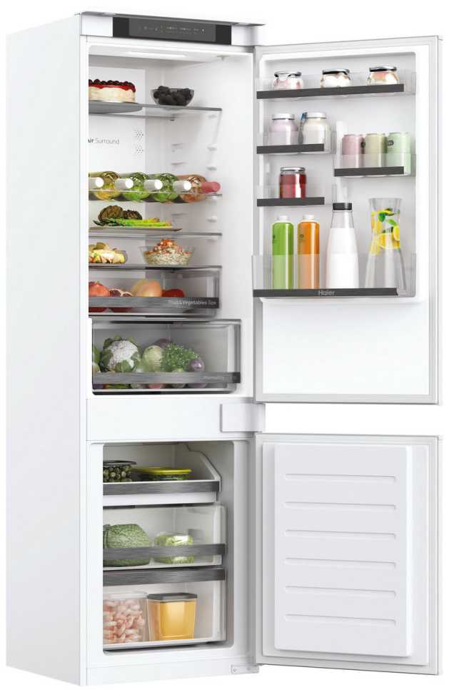 Встраиваемый двухкамерный холодильник Haier HBW5518ERU
