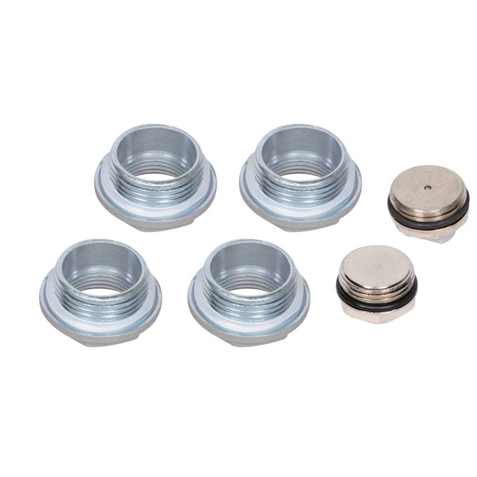 Комплект монтажный Royal Thermo 1”х 3/4" серебристый