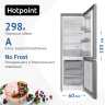Двухкамерный холодильник Hotpoint HT 4180 S серебристый