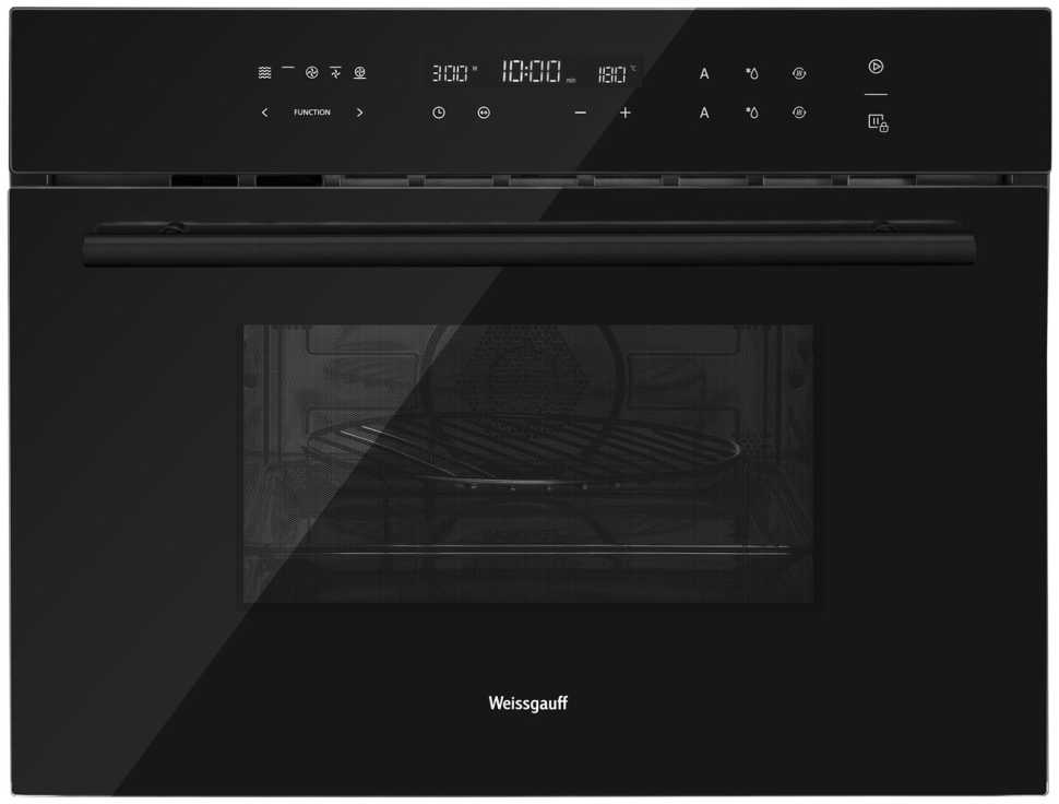 Электрический духовой шкаф Weissgauff OE 446 Black Edition