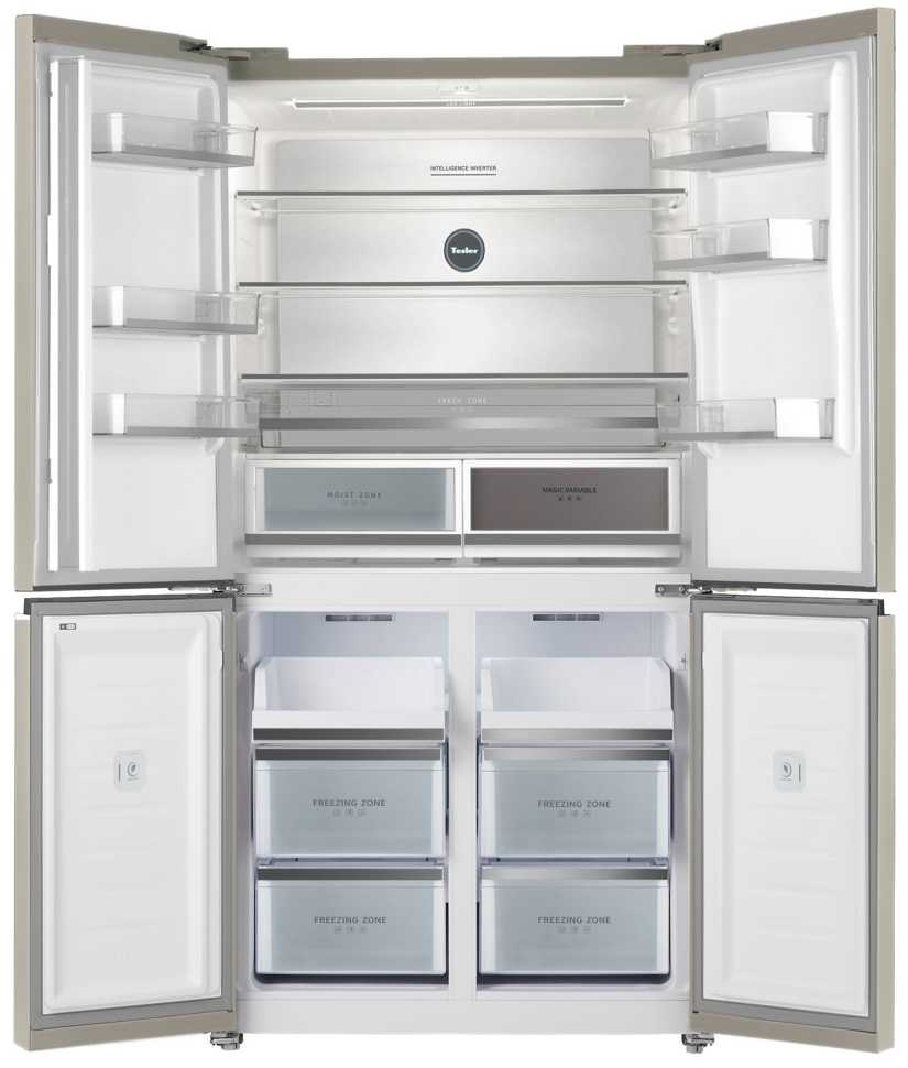Многокамерный холодильник Tesler RCD-547BI MARBLE BEIGE