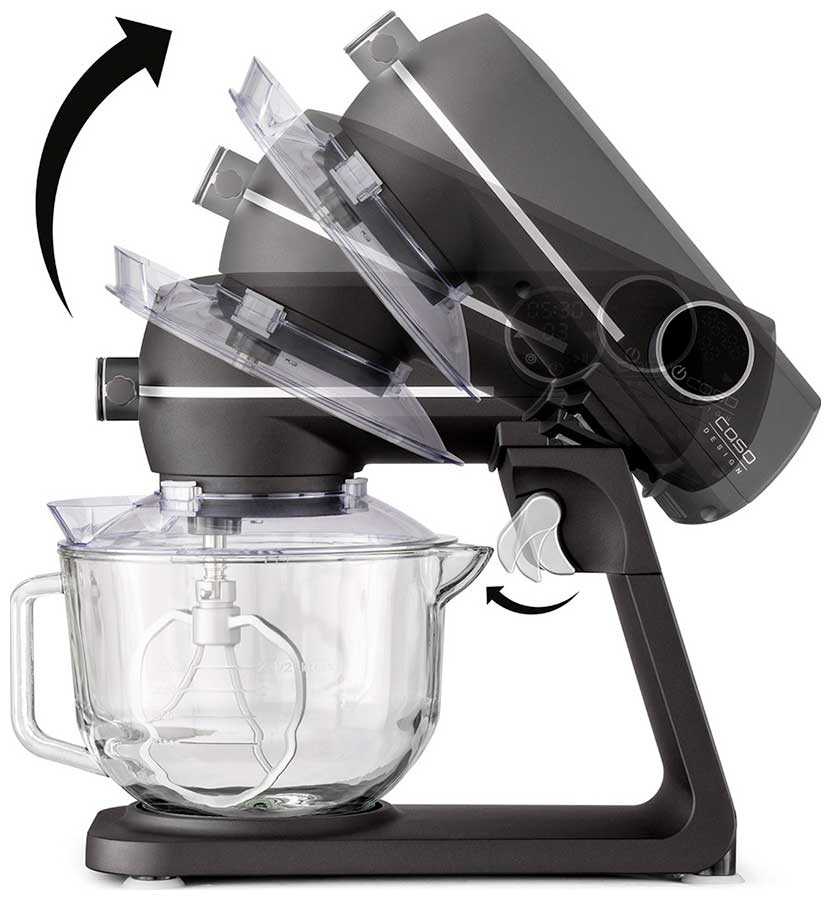 Кухонный комбайн Caso KM 1800 Black-G