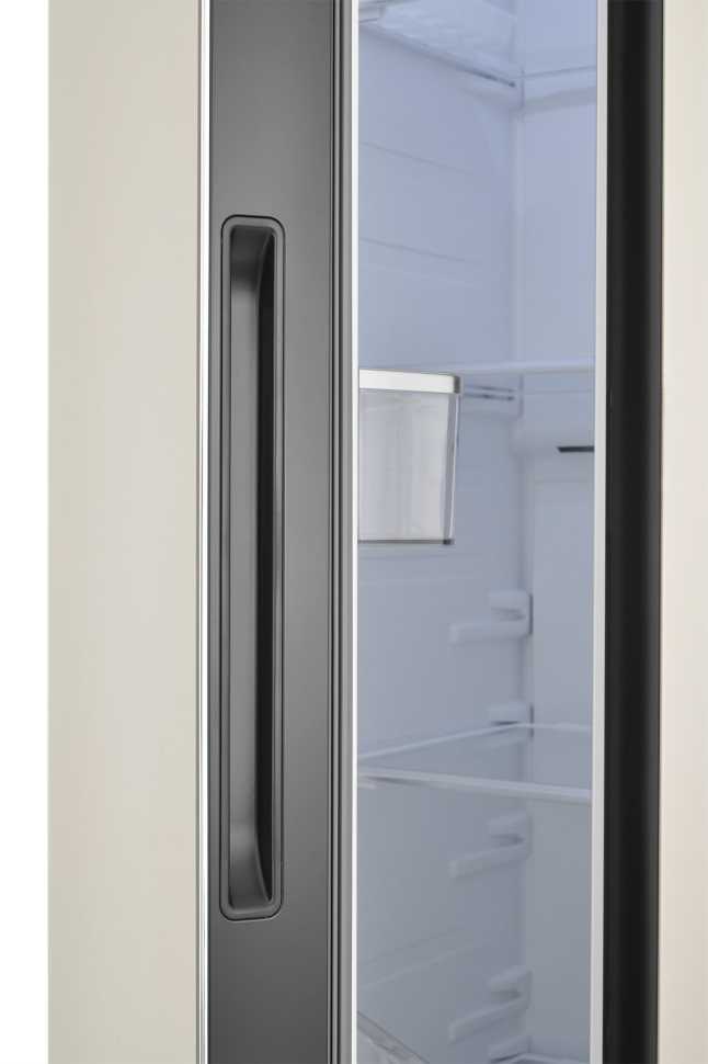 Холодильник Side-by-Side Zugel ZRSS630W, белое стекло
