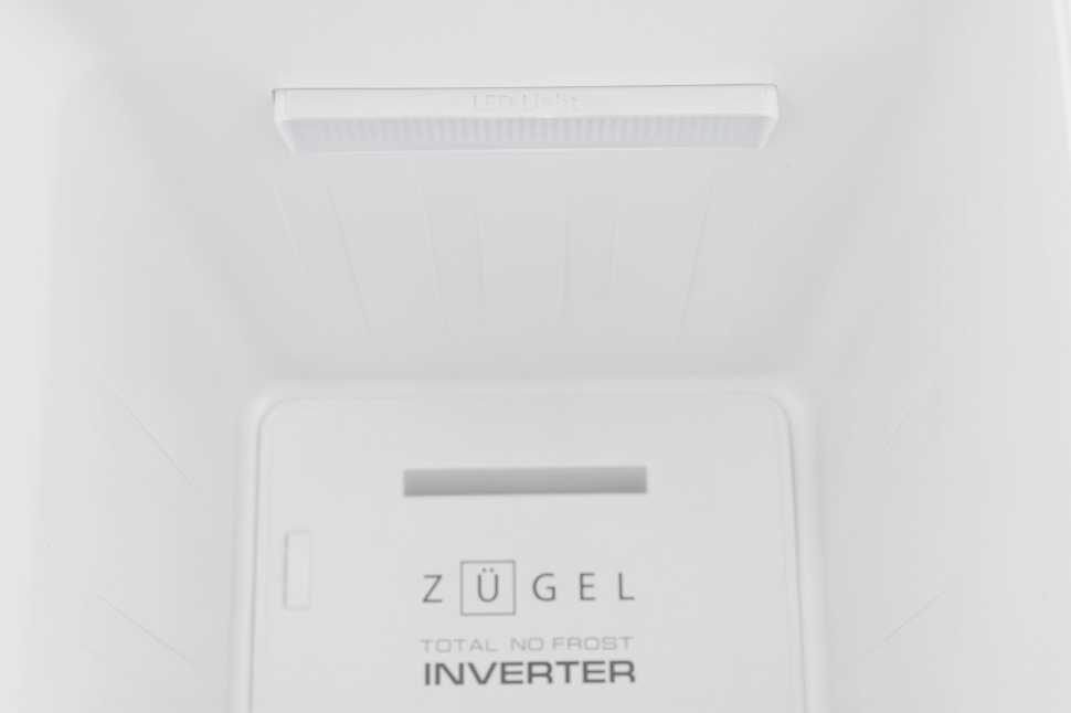 Холодильник Side-by-Side Zugel ZRSS630W, белое стекло