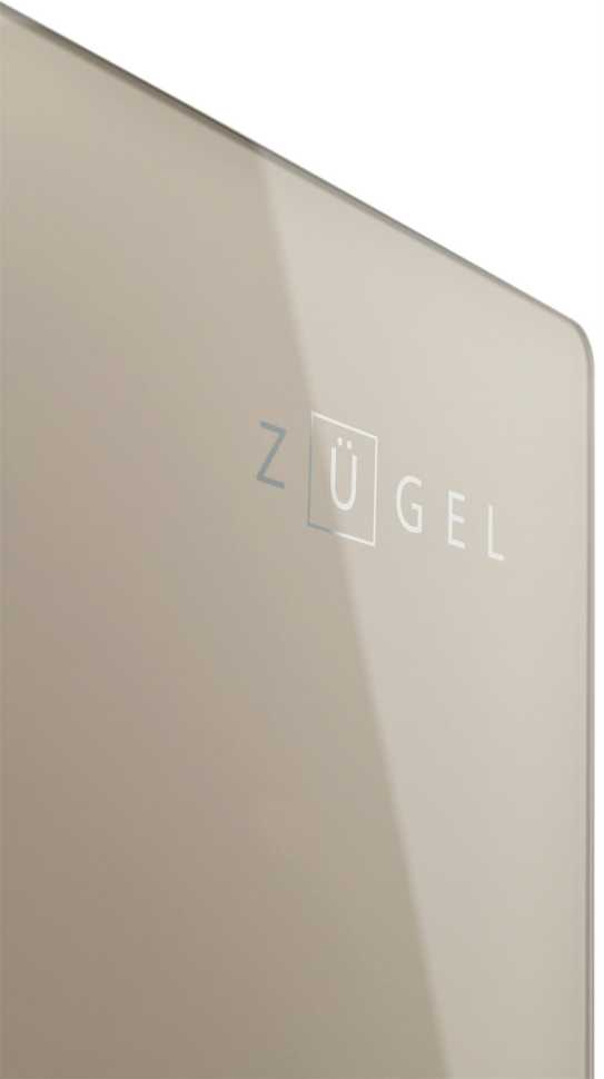Холодильник Side-by-Side Zugel ZRSS630W, белое стекло