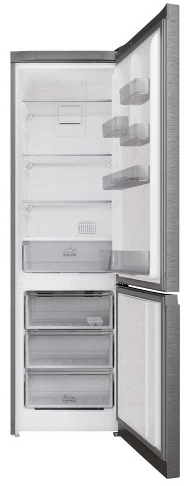 Двухкамерный холодильник Hotpoint HT 5200 MX нержавеющая сталь
