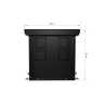 Конвектор внутрипольный Royal Thermo ATRIUM-190/200/2800-DG-U-NA