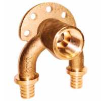 Колено двойное настенное MVI 16x1/2&quot;x16