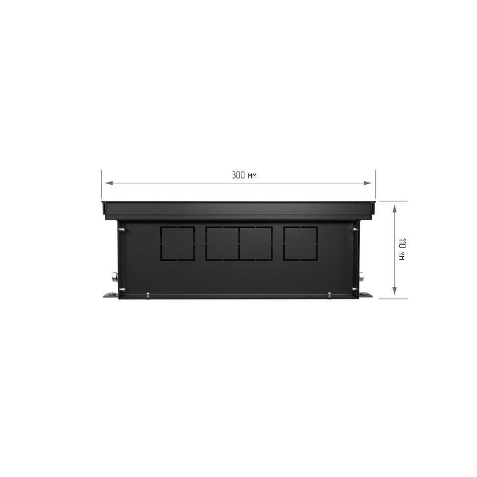 Конвектор внутрипольный Royal Thermo ATRIUM-110/300/1500-DG-U-LB