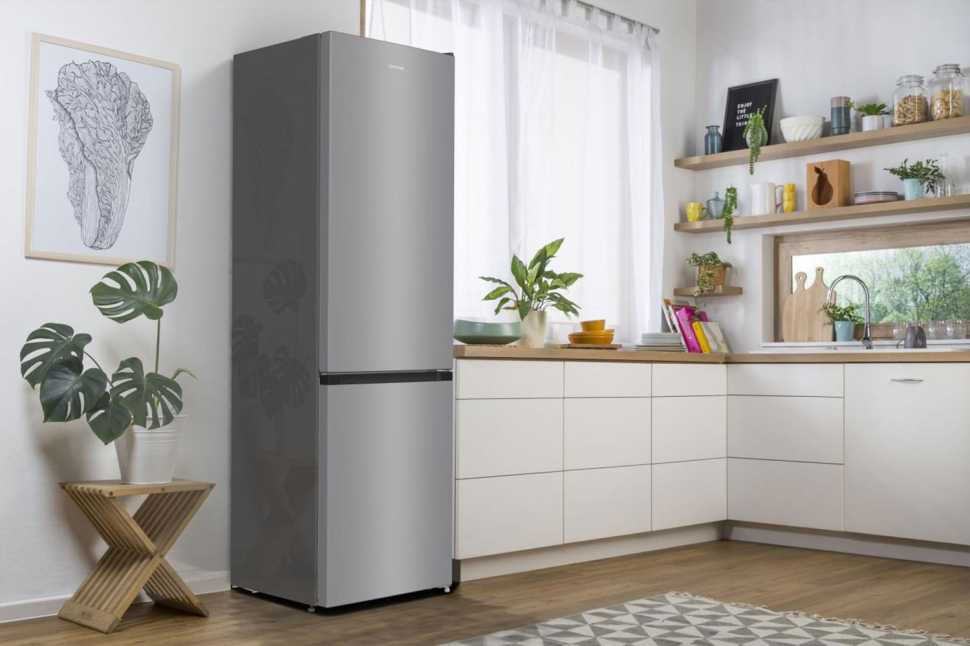 Двухкамерный холодильник Gorenje NRK6201PS4