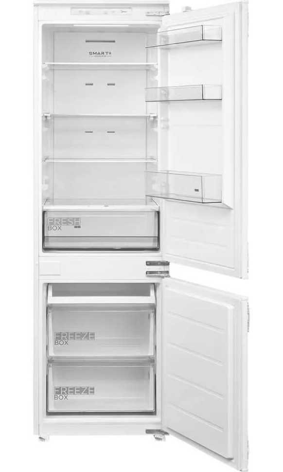 Встраиваемый двухкамерный холодильник Midea MDRE368FGE01