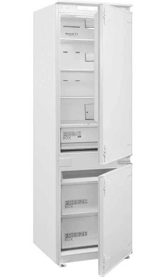Встраиваемый двухкамерный холодильник Midea MDRE368FGE01