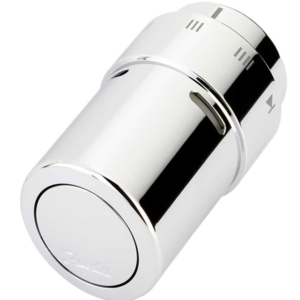 Набор термостатический прямой Royal Thermo Design 1/2" Click (Хром) с термоголовкой Design (Хром)
