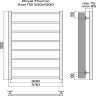 Полотенцесушитель Royal Thermo Axel П8 500х1000 стальной