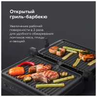 Гриль и шашлычница BQ GR3001, черный-стальной