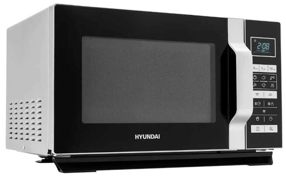 Микроволновая печь - СВЧ Hyundai HYM-D3044, 23л., 700Вт, черный/серебристый