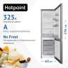 Двухкамерный холодильник Hotpoint HT 5200 S серебристый